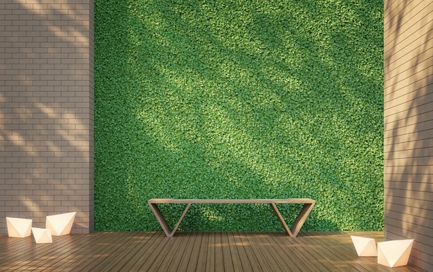 artificial grass wall