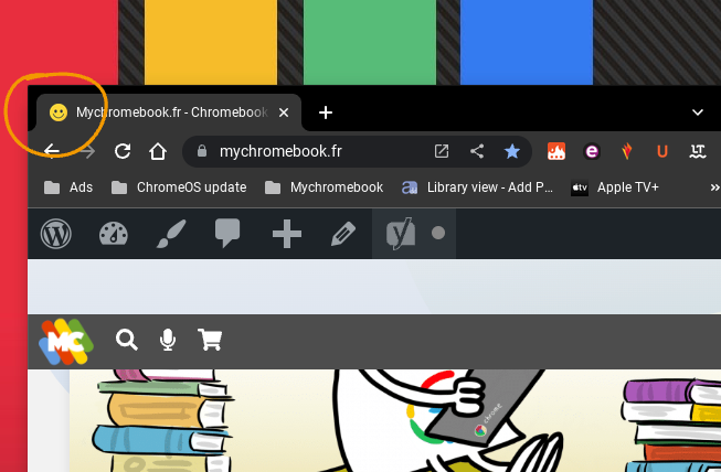 Comment changer l'icône des raccourcis web sur ChromeOS