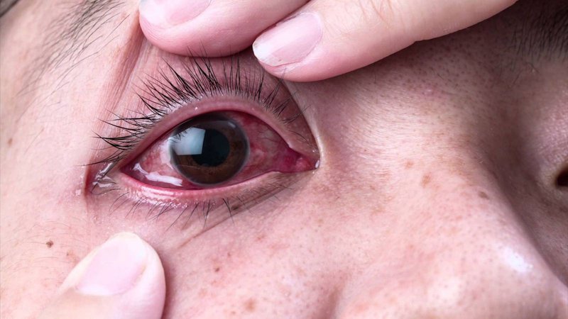 Triệu chứng viêm kết mạc mắt do virus