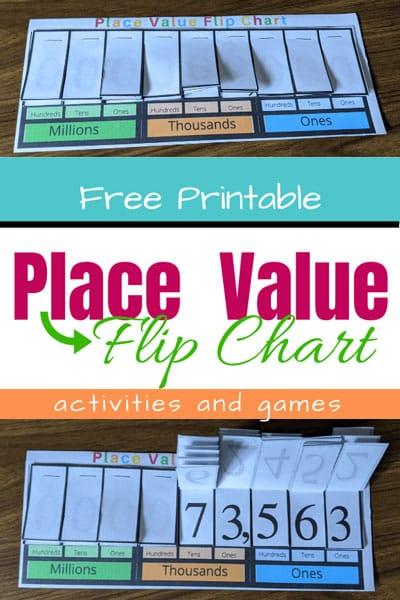 place value flip chart
