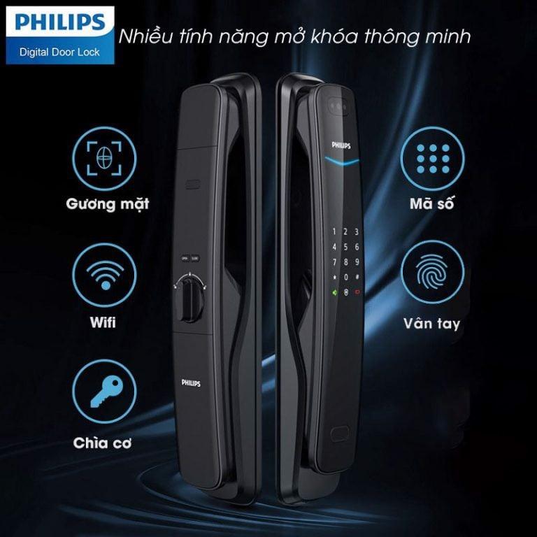 Khóa cửa nhận diện Khuôn mặt Philips DDL702-8HWS