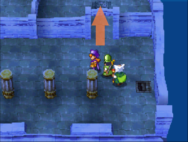 Reach the next floor following this path (1) | Dragon Quest IV