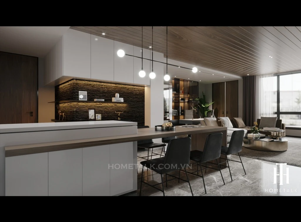 thiết kế nội thất phòng bếp