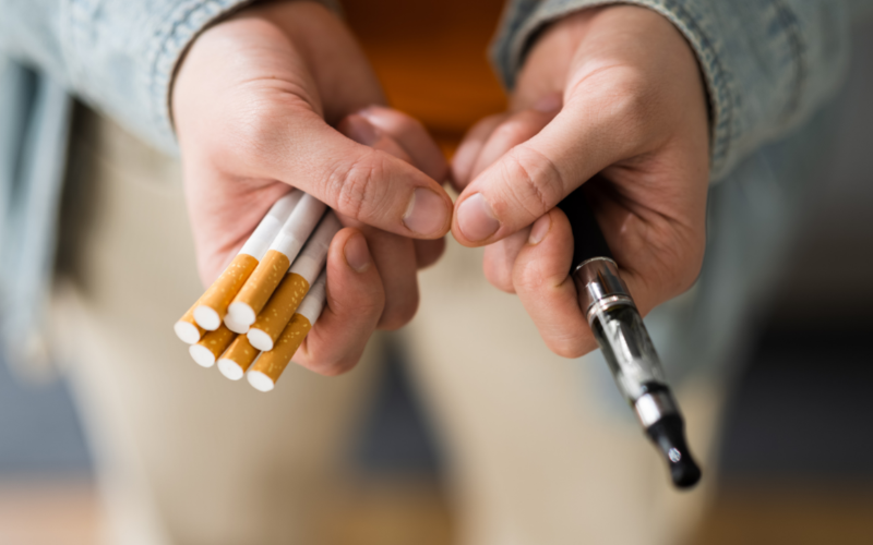 Slowly cut down your nicotine consumption by nicotine-free vape