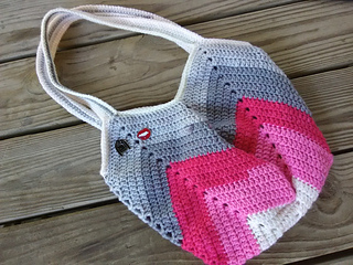 bag granny square crochet bottom pattern solid market patterns tutorial practical ravelry tote