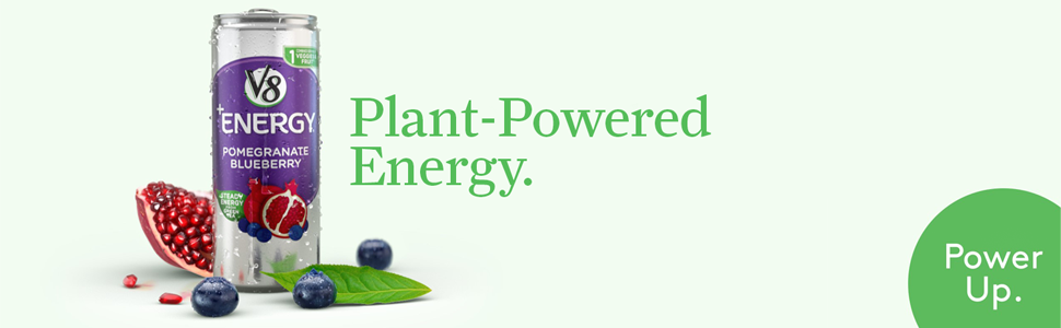 V8 +Energy. Plant-Powered Energy