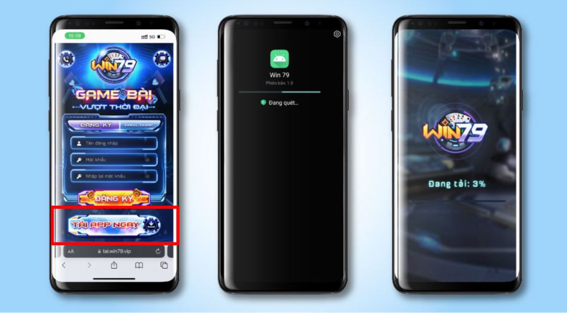 Cách Tải Win79 cho iPhone Android và Máy Tính
