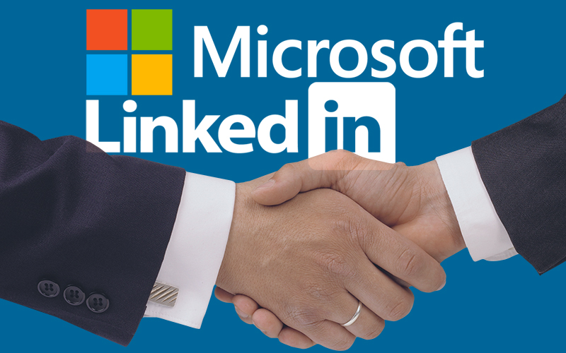Microsoft “bắt tay” với LinkedIn vào năm 2016.