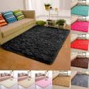 60*40cm Cheap Solid Color Plush Soft Carpets for Living Room Anti-Slip  Floor Mats Bedroom Water Absorption Carpet Rugs
