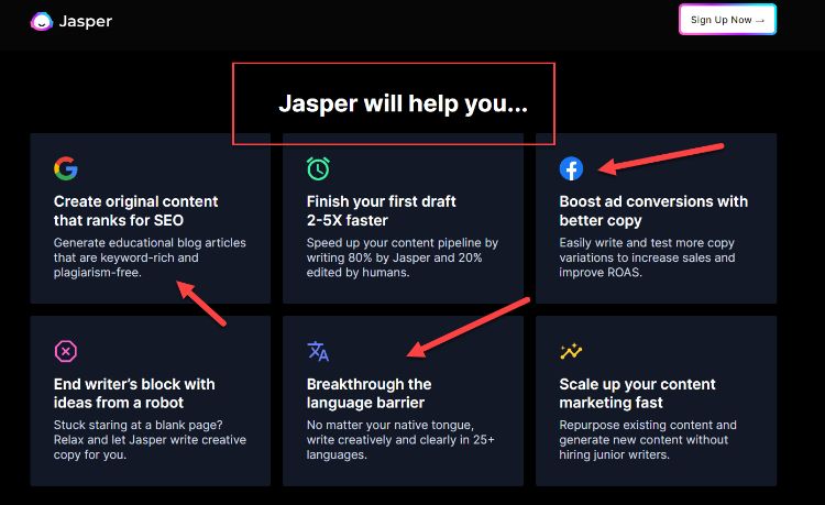 jasper key features