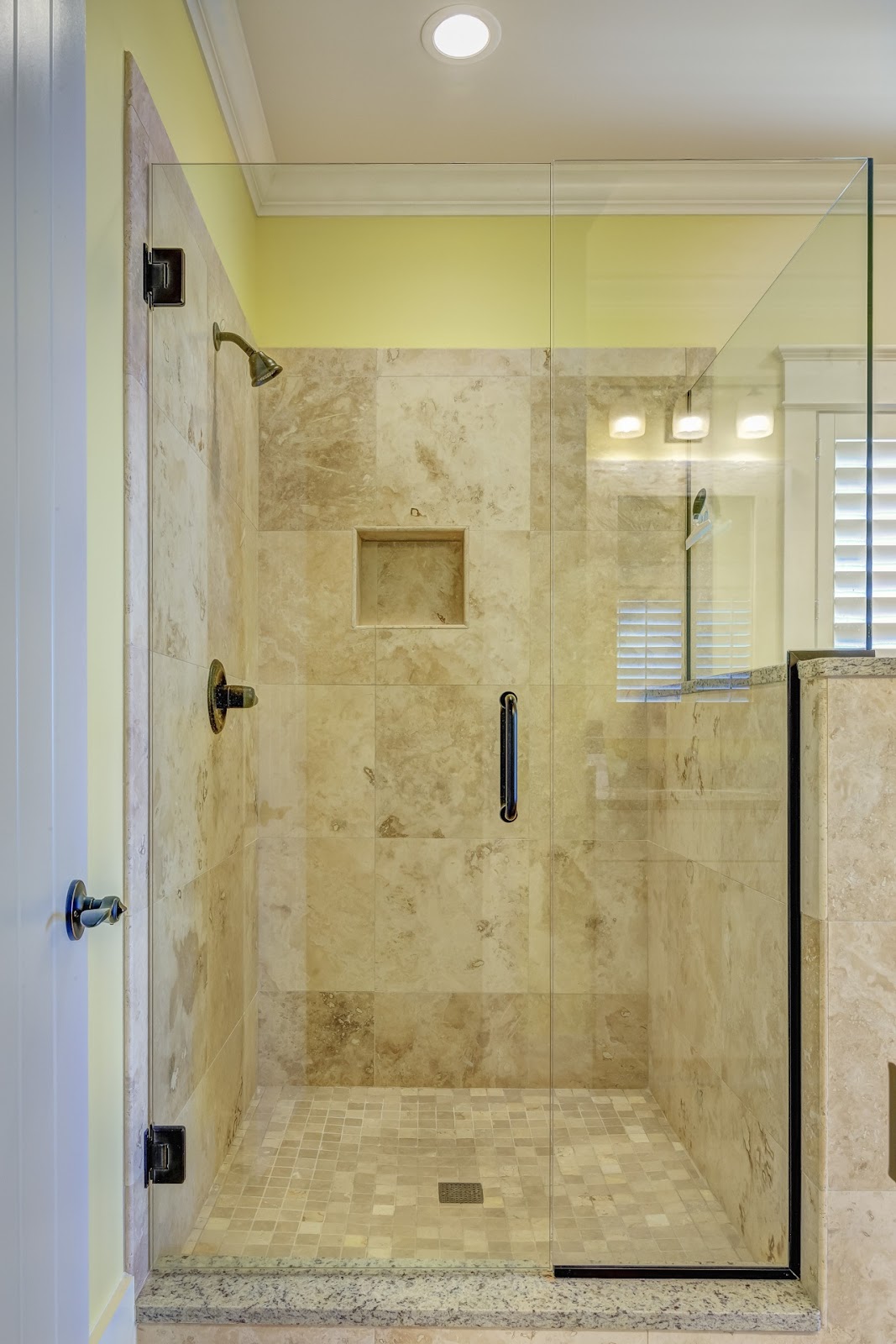 In the future, shower glass doors will replace shower curtains.