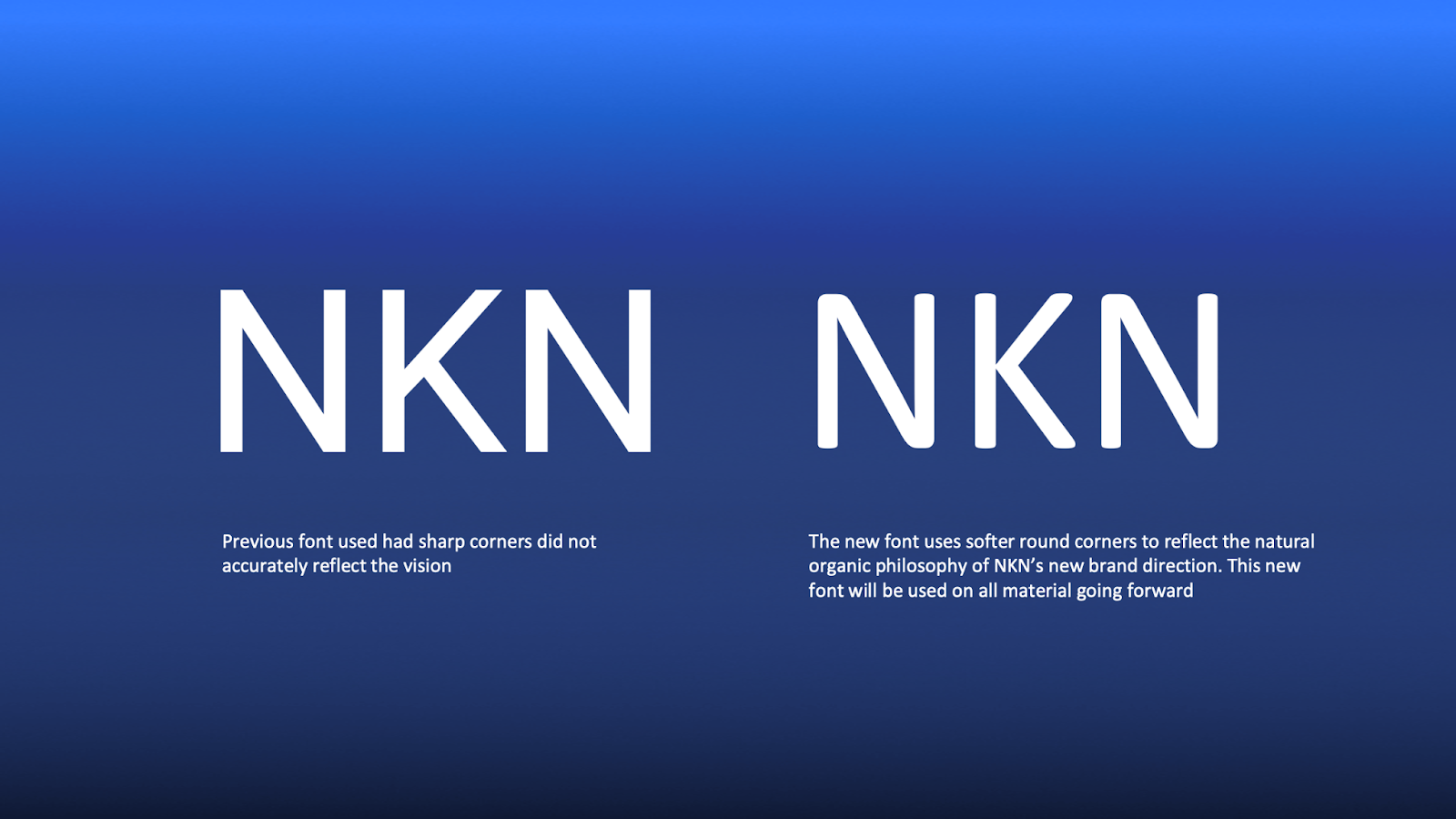 NKN new fonts