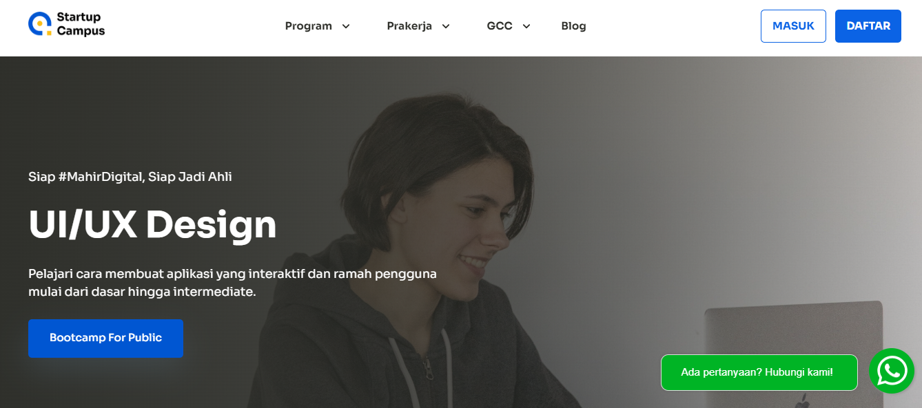 website Startup Campus