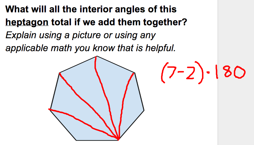 Mrschwen Polygon Angle Sum Theorem And The Distributive