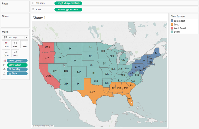 Tableau Highlight Tables: Geographic visualization in Tableau | Hevo Data