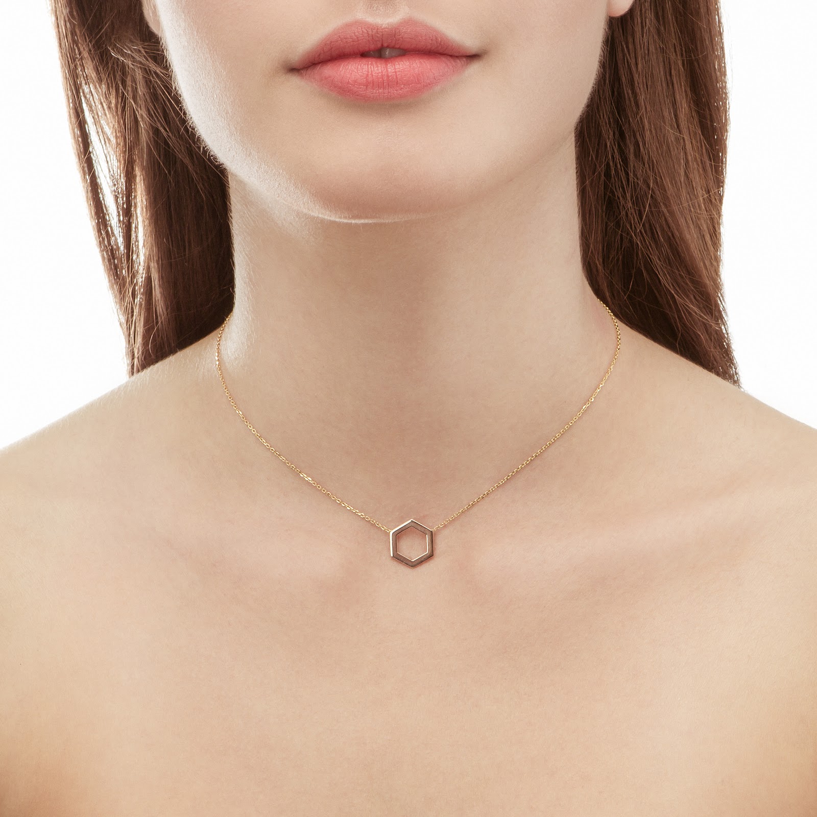 Colar de Ouro Rose delicado