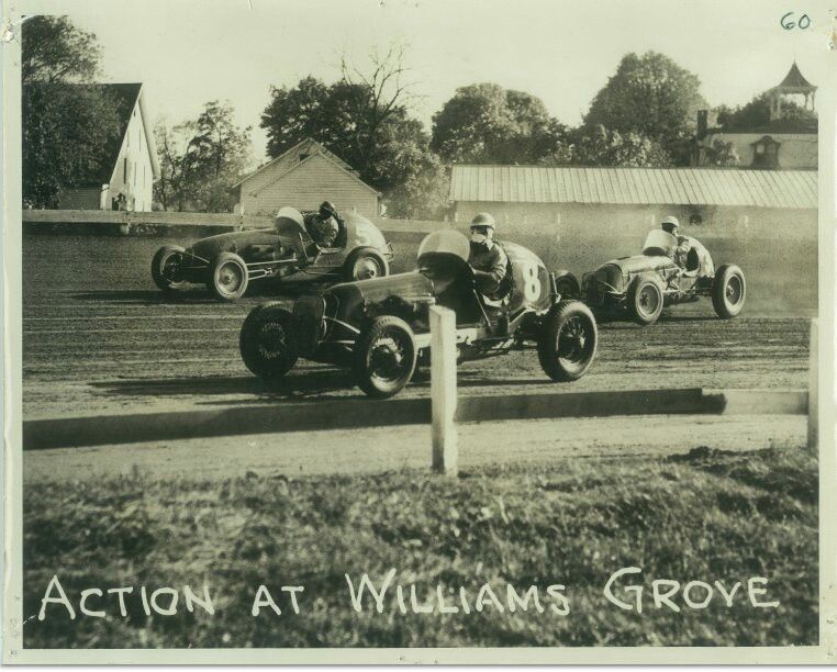 3 wide at Williams Grove Speedway | Vintage racing, Dirt racing, Vintage  race car
