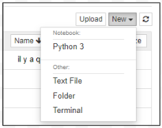 Create a python notebook
