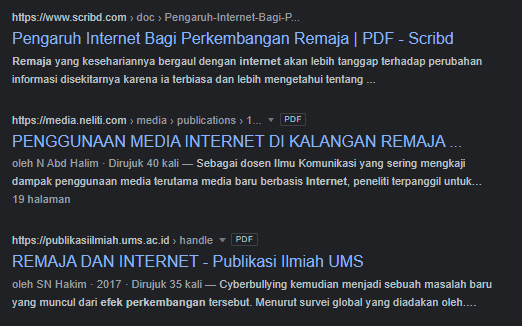 mencari jurnal internasioanl