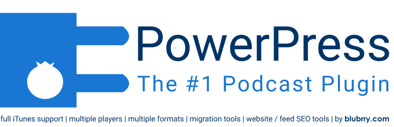 Plugin PowerPress Podcasting da Blubrry