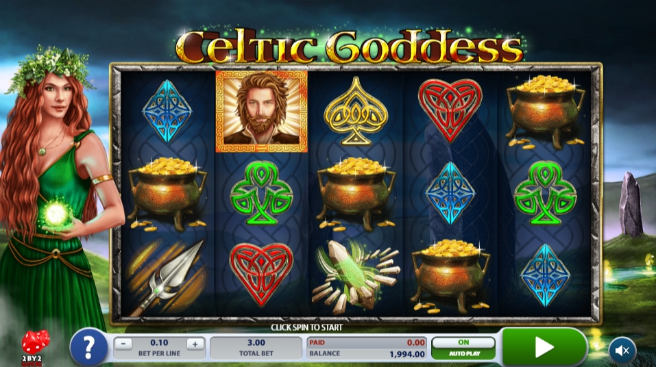 celtic goddess slot screenshot