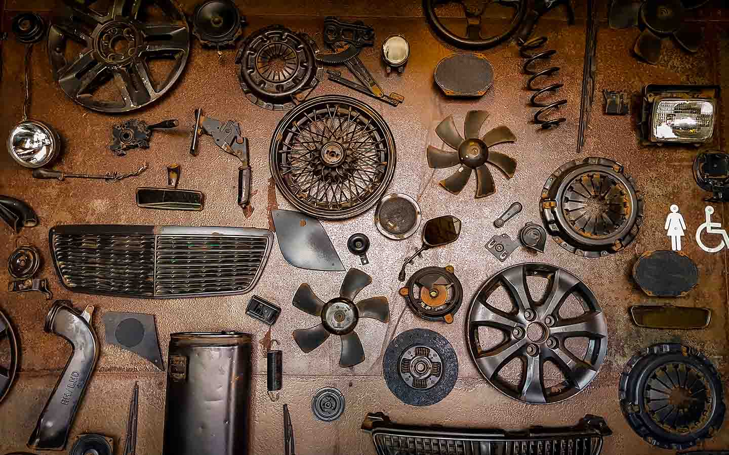 Car parts have selling value and owners can sell the parts independently