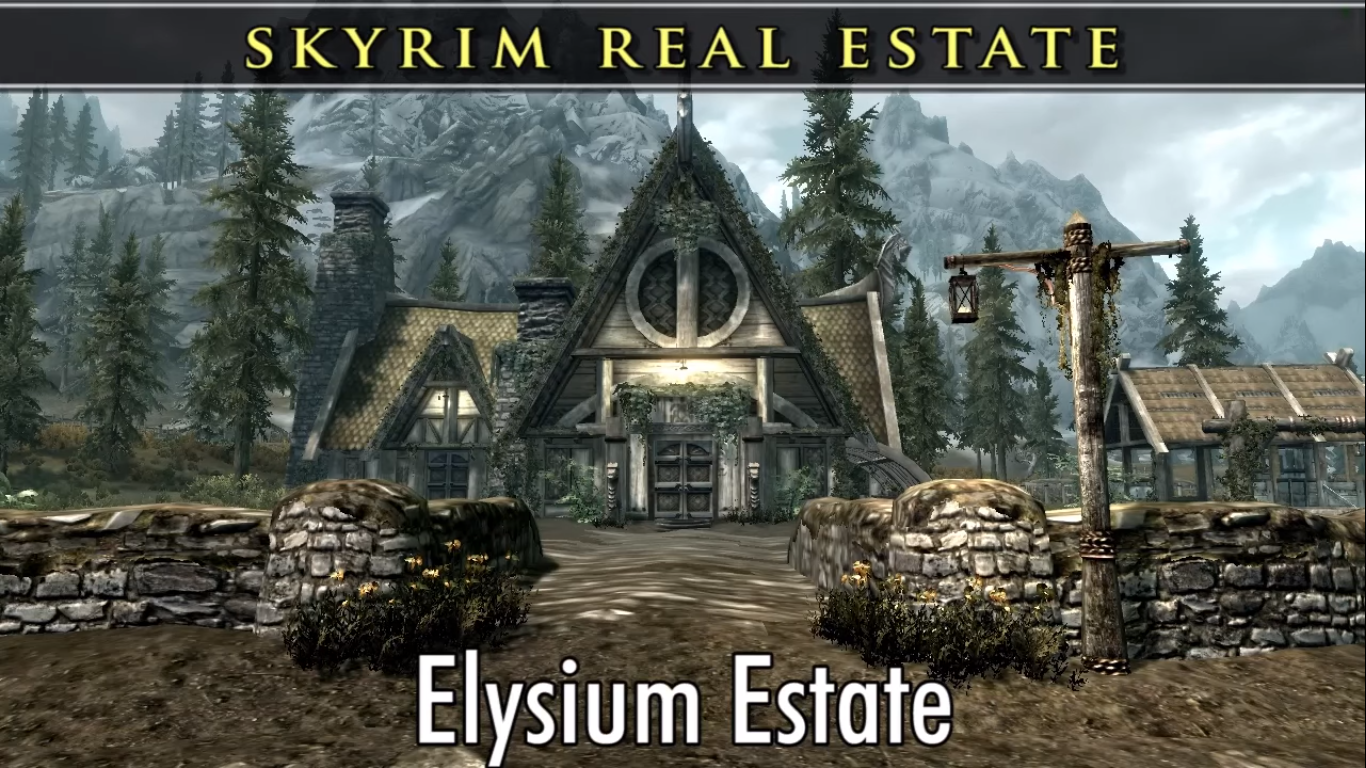 Elysium Estate mod near Whiterun