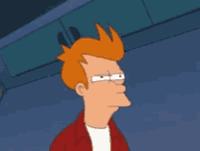 Fry de Futurama no entiende de bordar en ropa