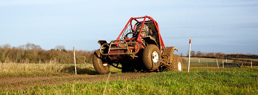 Gemini off road racing is a fun outdoor activity that is filled with adrenaline thrills; a Gemini buggy on an open course