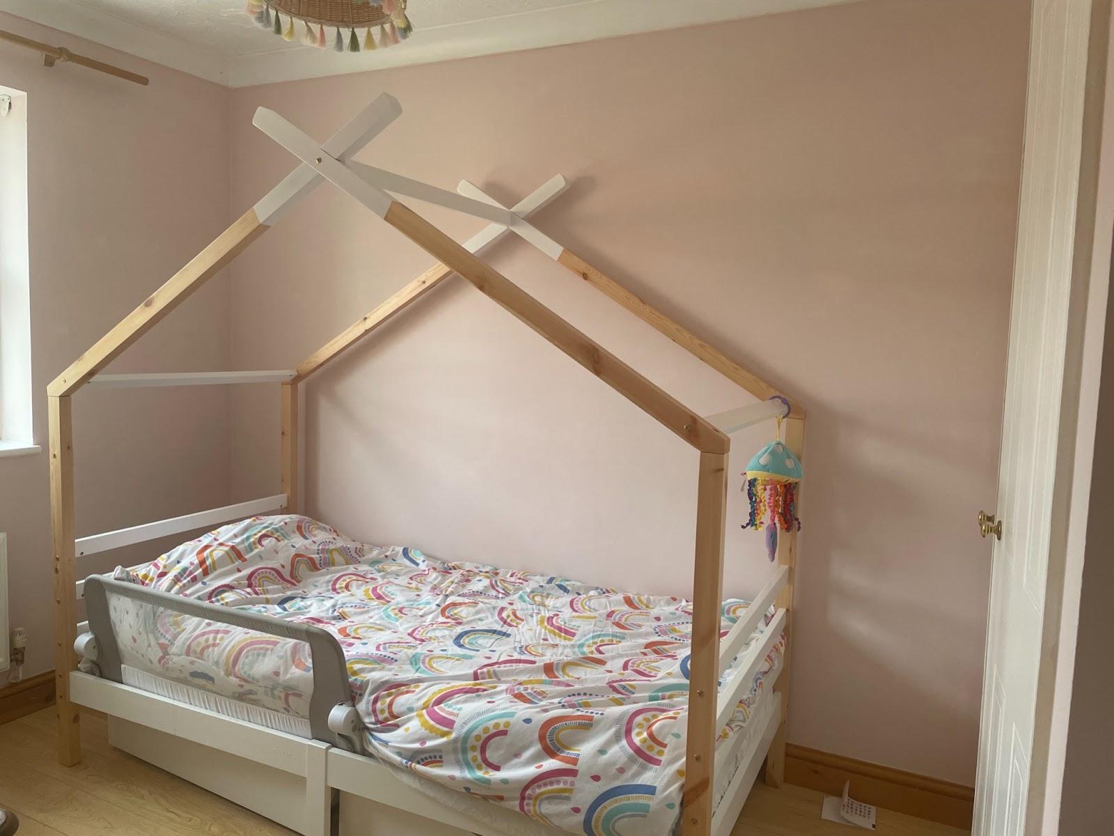 Girls bedroom painted in Lick 04 for this Lick paint review