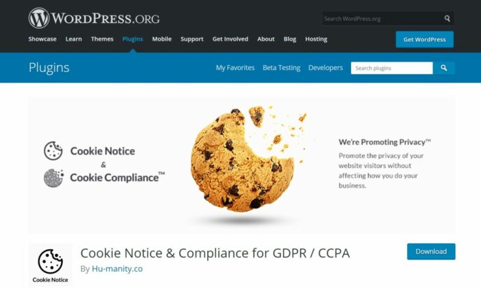 Best WordPress Plugins #22: Cookie Notice & Compliance for GDPR/CCPA