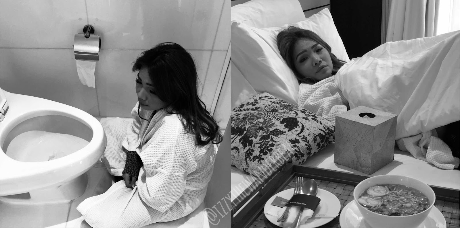 I wore full make-up on these pictures, because I intended to take pictures of our holiday, but failed due to being sick. My Pregnancy Journey: Sickness