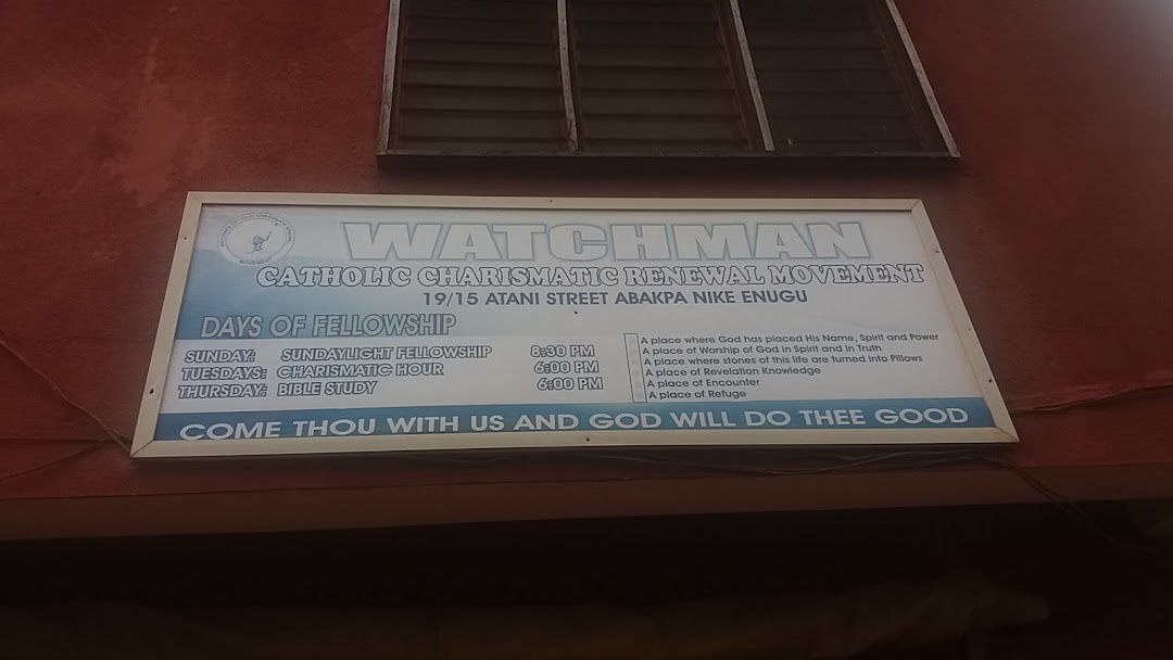 Watchman Catholic Charismatic Renewal Movement in the city Enugu