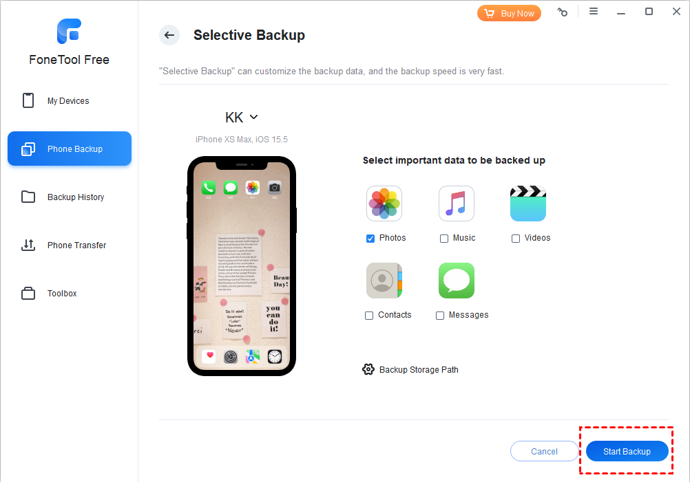 click-on-backup