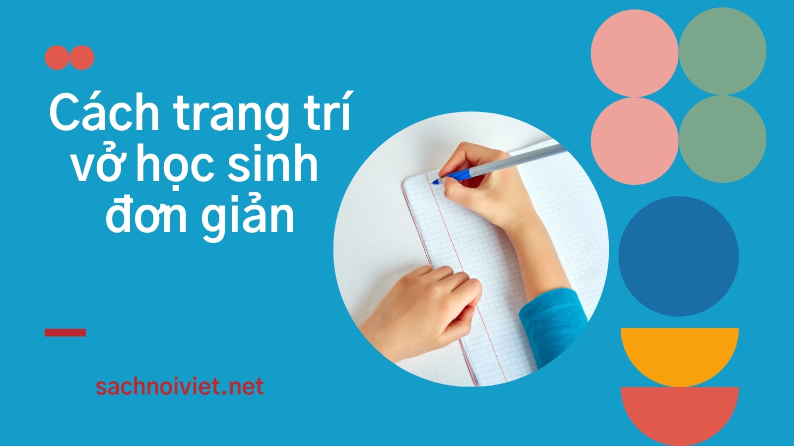 Cách trang trí vở học sinh đơn giản