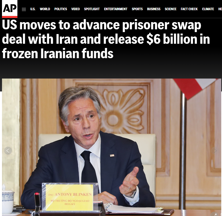 روایت «آسوشیتدپرس» از جزییات توافق ایران و آمریکا برای تبادل زندانیان