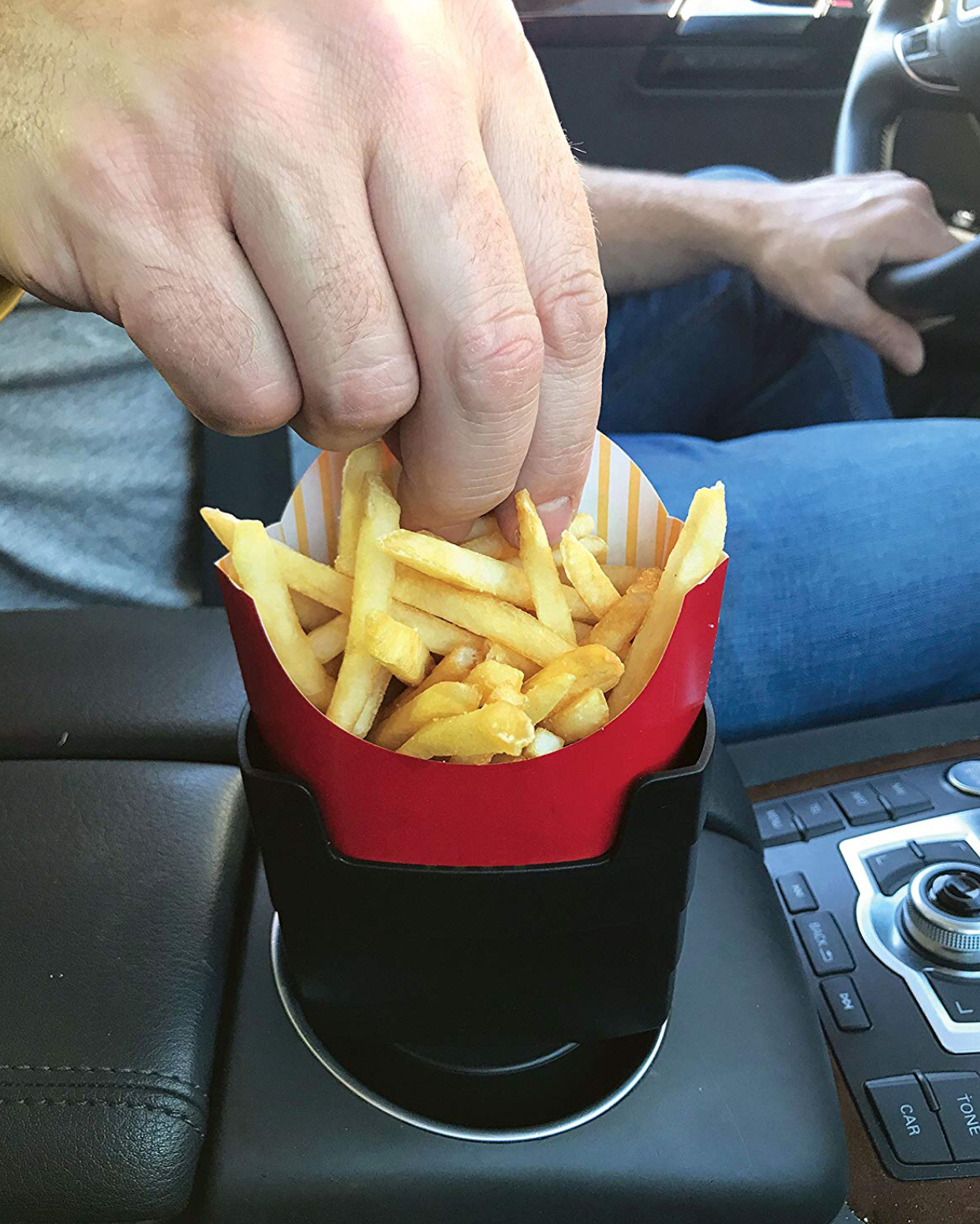 Fries on the Fly Universal Car French Fry Holder