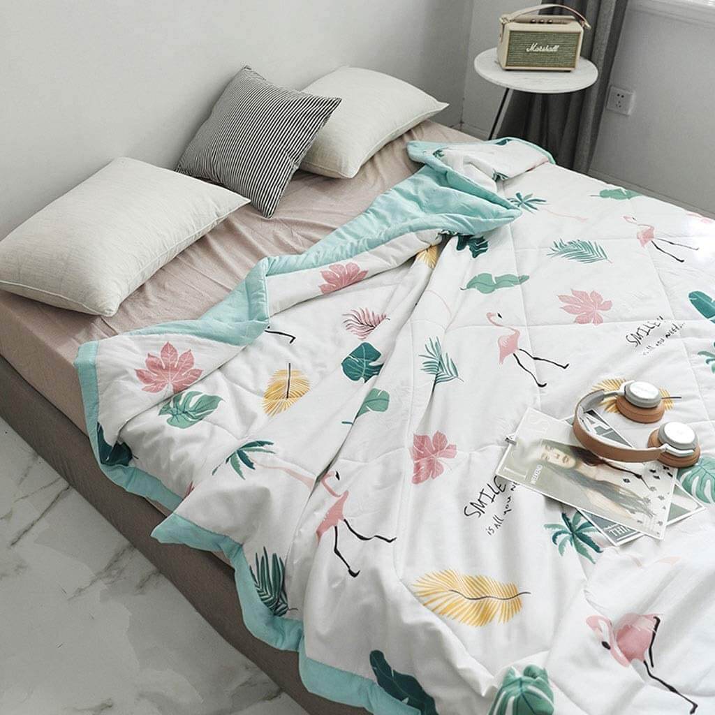 Mẫu chăn mền cotton lụa 7