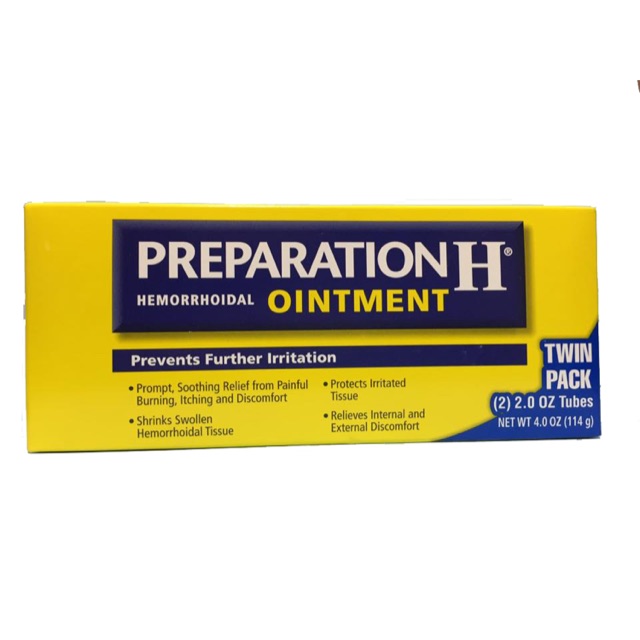Hình ảnh thuốc preparation H của Mỹ