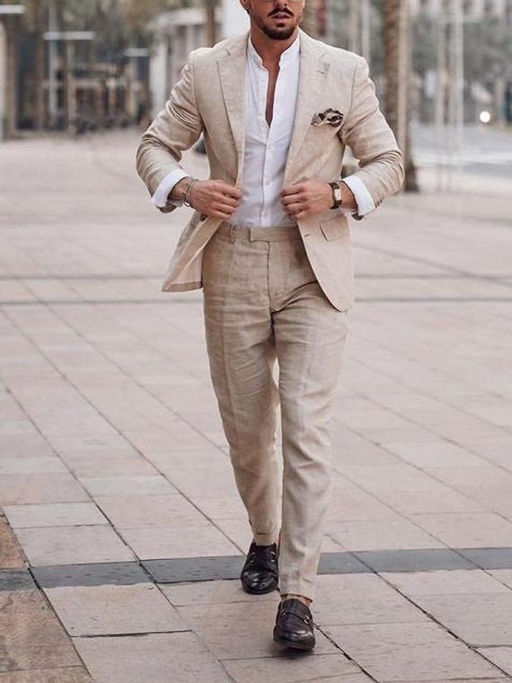 wool brown suit