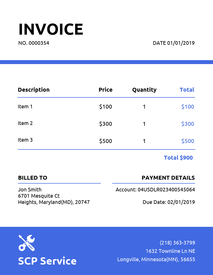 invoice