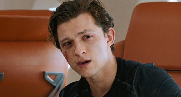 Image result for spider man far from home crying