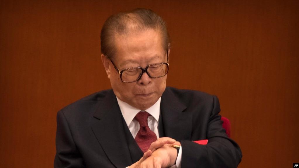 Cựu Chủ tịch Giang Trạch Dân tại Đại hội 19 của Đảng Cộng sản Trung Quốc, ngày 18/10/2017.