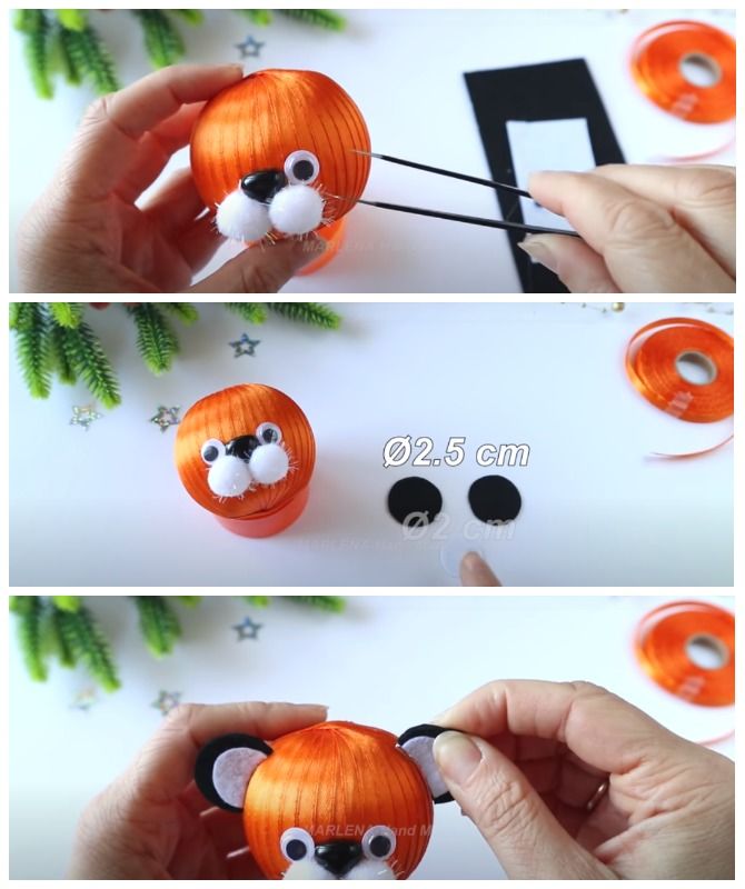 New Year's creativity: how to make a do-it-yourself tiger figurine 19
