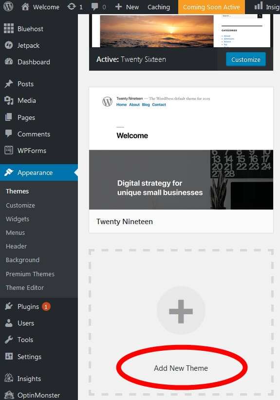 How to install a new theme