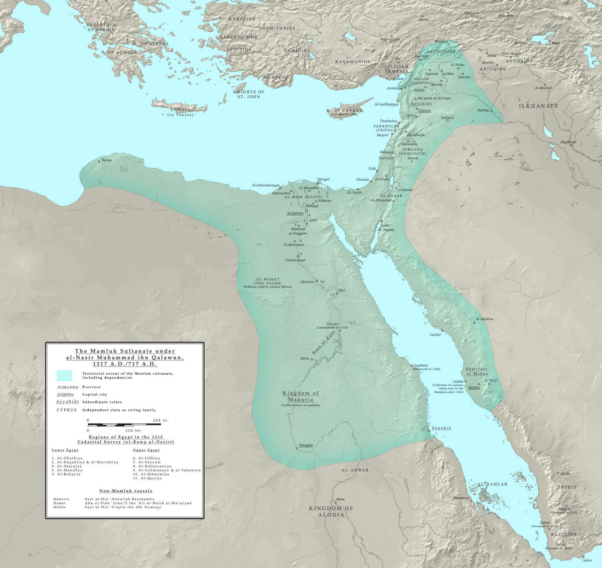 Mamluk map