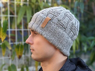 Easy Mens Beanie Knitting Pattern 