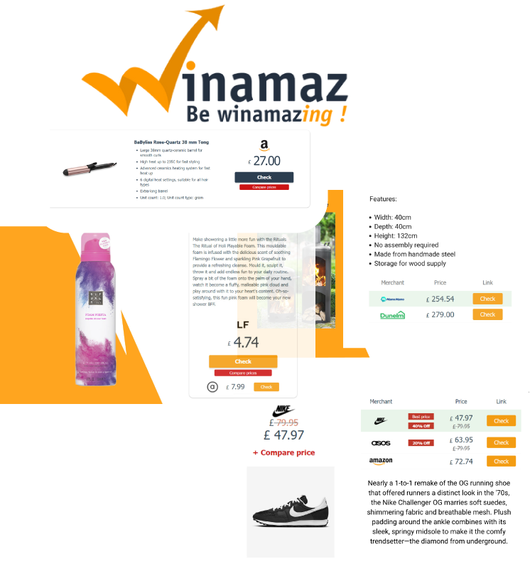 Winamaz affiliate plugin for WordPress websites