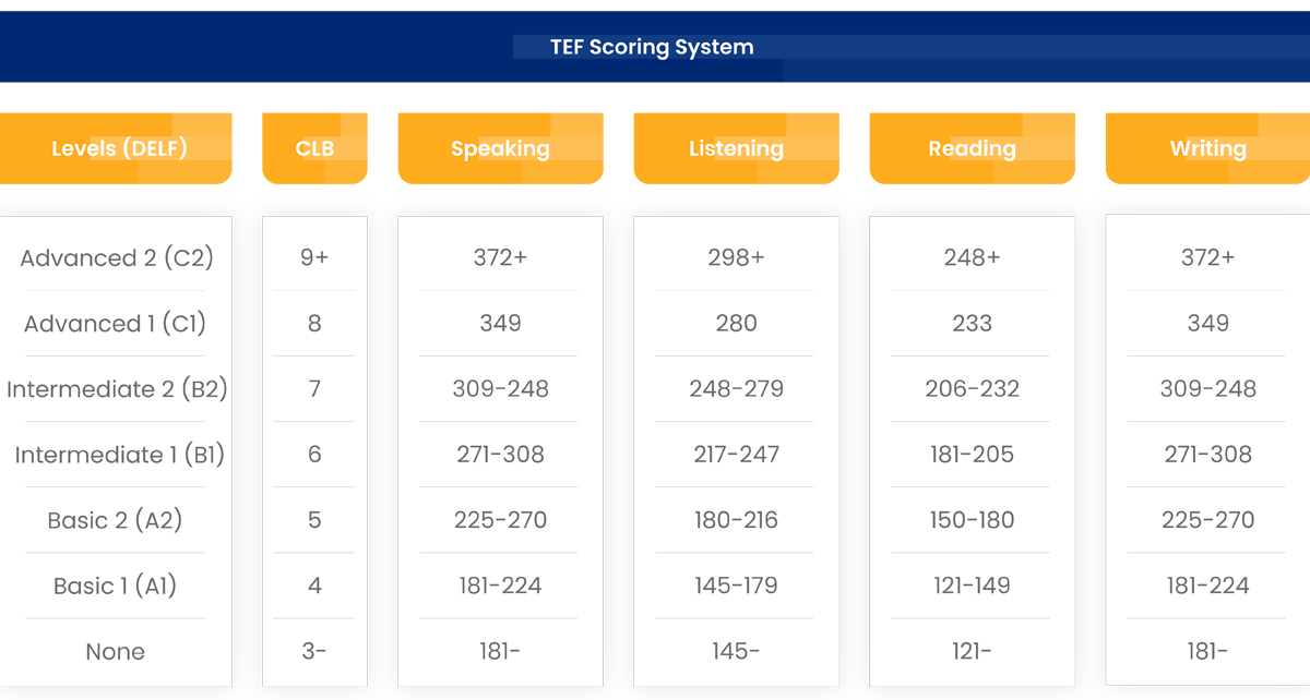 TEF Scoring System
