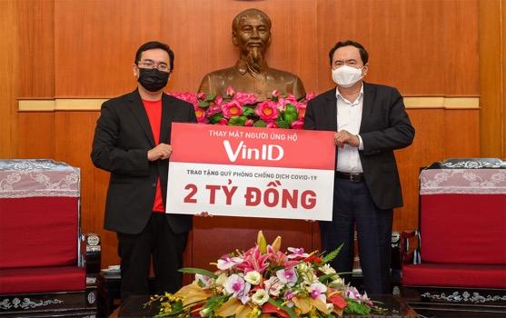 Người dùng VinID ủng hộ 2 tỷ đồng cho Quỹ phòng chống dịch Covid-19